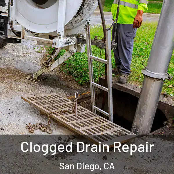  Clogged Drain Repair San Diego, CA