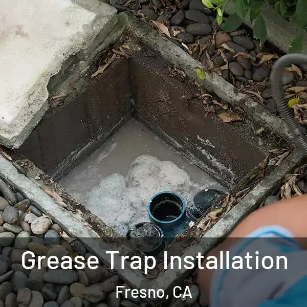  Grease Trap Installation Fresno, CA