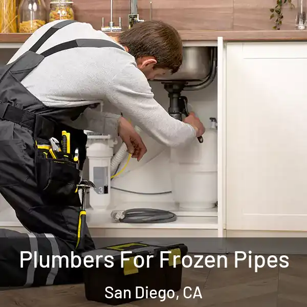  Plumbers For Frozen Pipes San Diego, CA