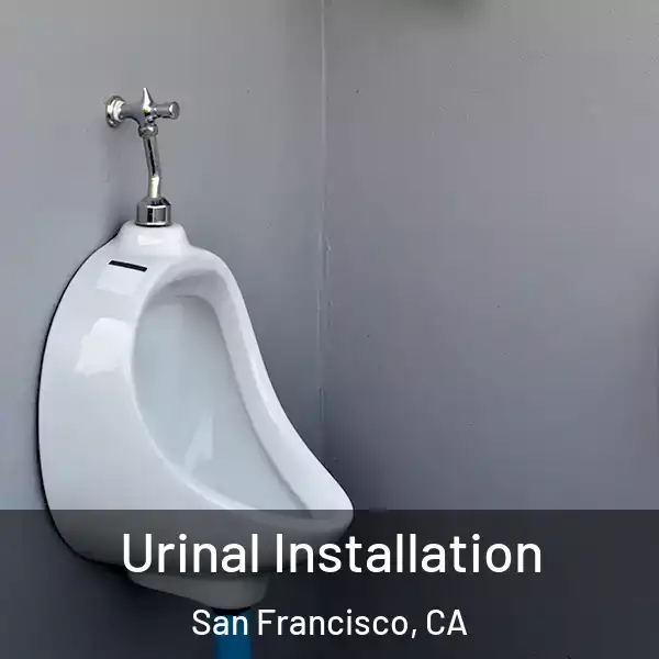  Urinal Installation San Francisco, CA