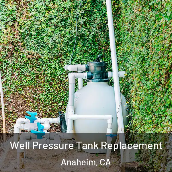  Well Pressure Tank Replacement Anaheim, CA